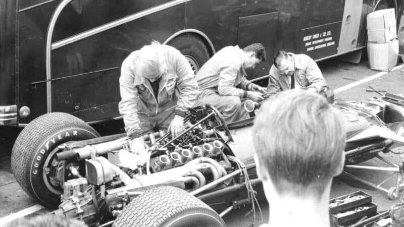 BRM V12 fettled.