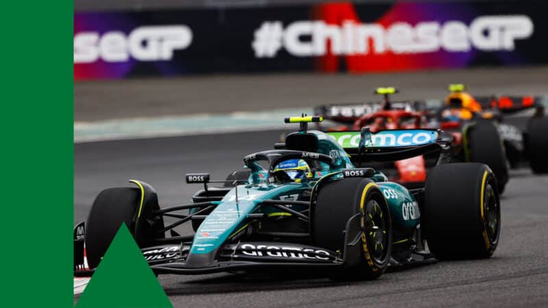 Fernando Alonso Aston Martin 2024 Chinese GP Shangai