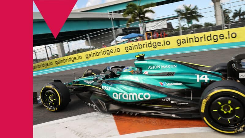 Fernando Alonso Aston Martin 2024 Miami GP