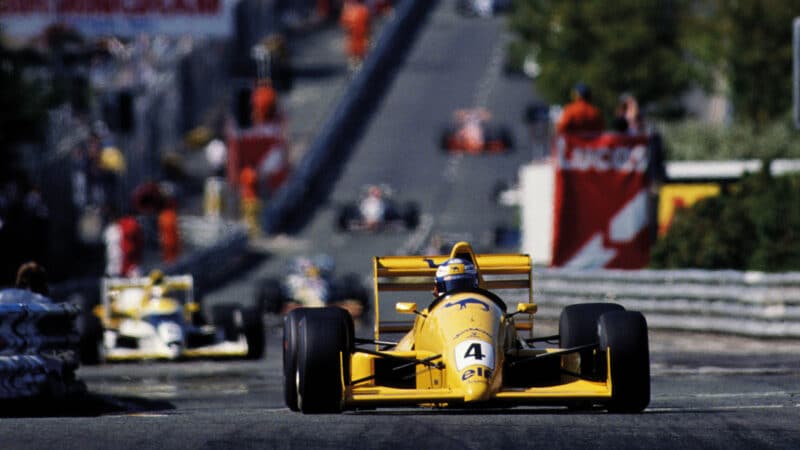 Another F3000 win for Alesi, this time in the sunshine of the Birmingham Superprix