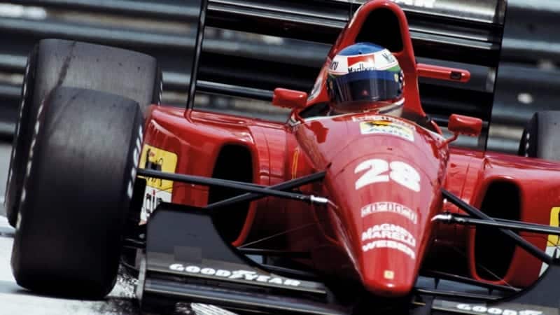 Ivan Capelli at Monaco for Ferrari in 1992