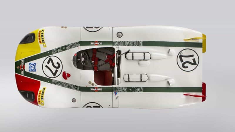 Porsche 908:02 top view