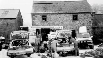 Flashback: Toyota’s farmhouse service stop on RAC Rally